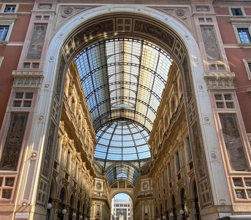 Entrada Galería Vittorio Emanuele